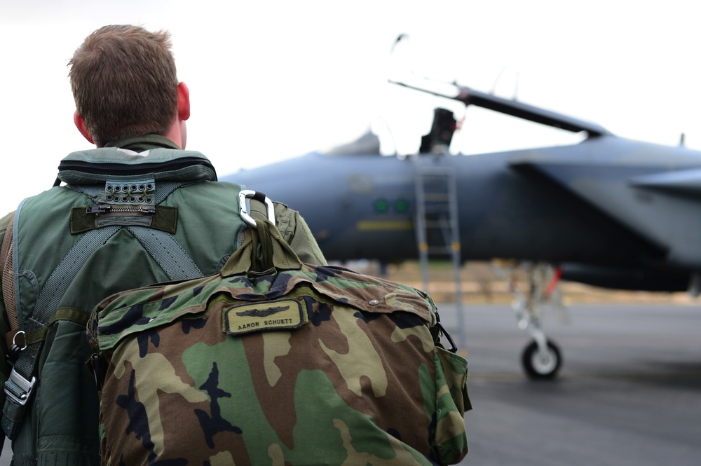 Eagle pilot upgrades to NATO mission commander