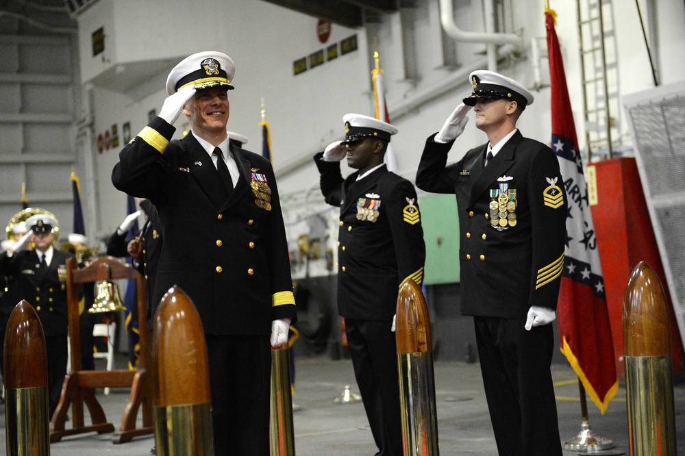 USS George Washington command ceremony