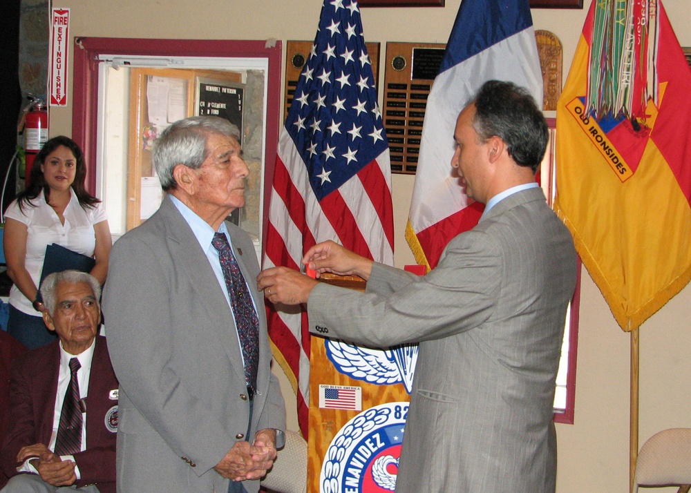El Paso native WWII vet knighted by France
