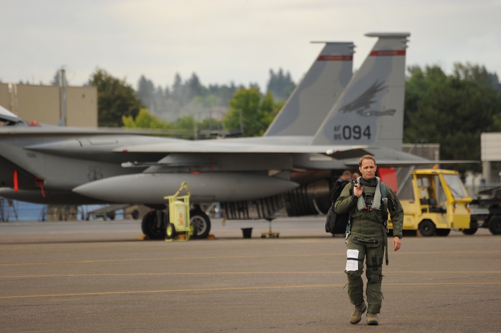 142nd Fighter Wing training