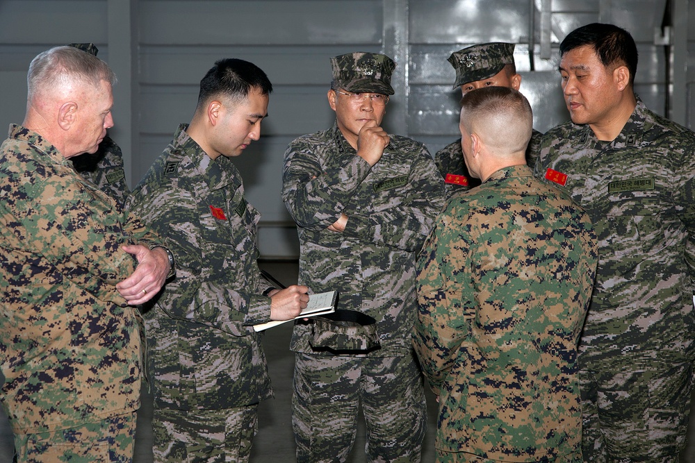 ROK Commandant Visit