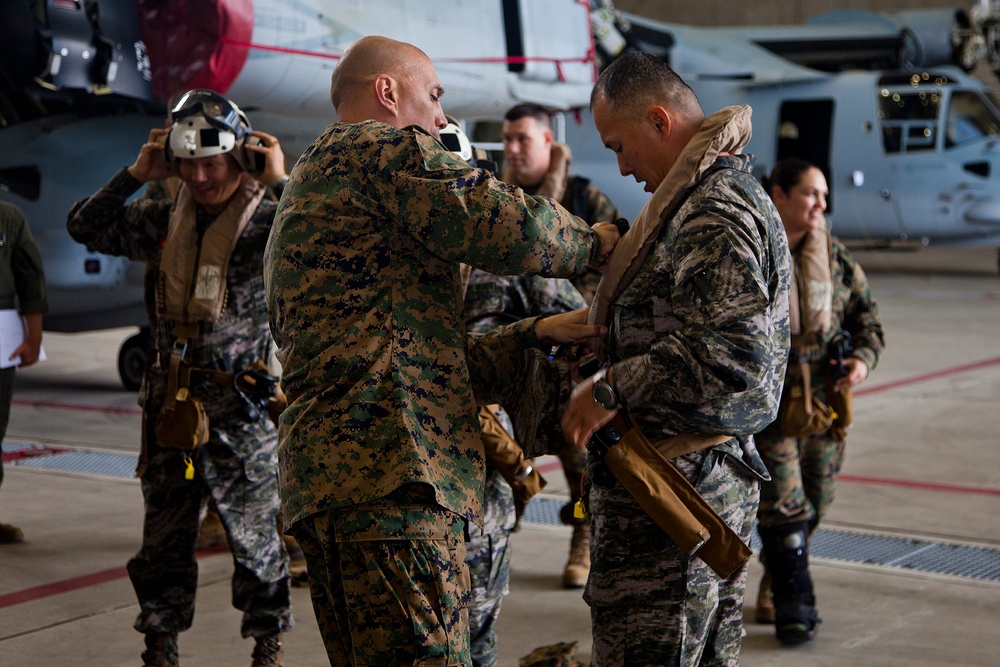 ROK Commandant Visit