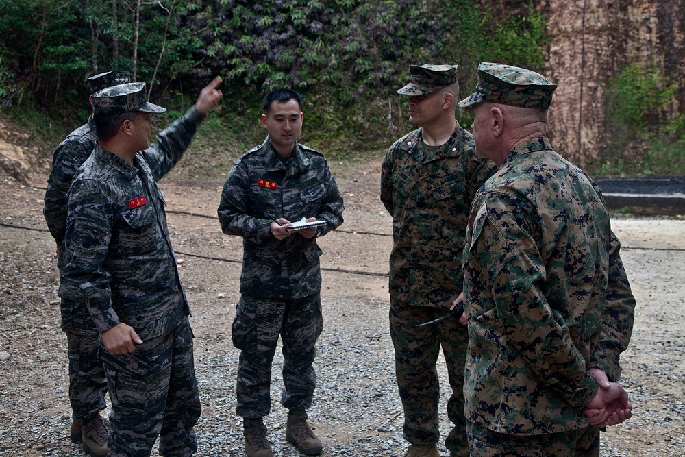 ROK Commandant Visit