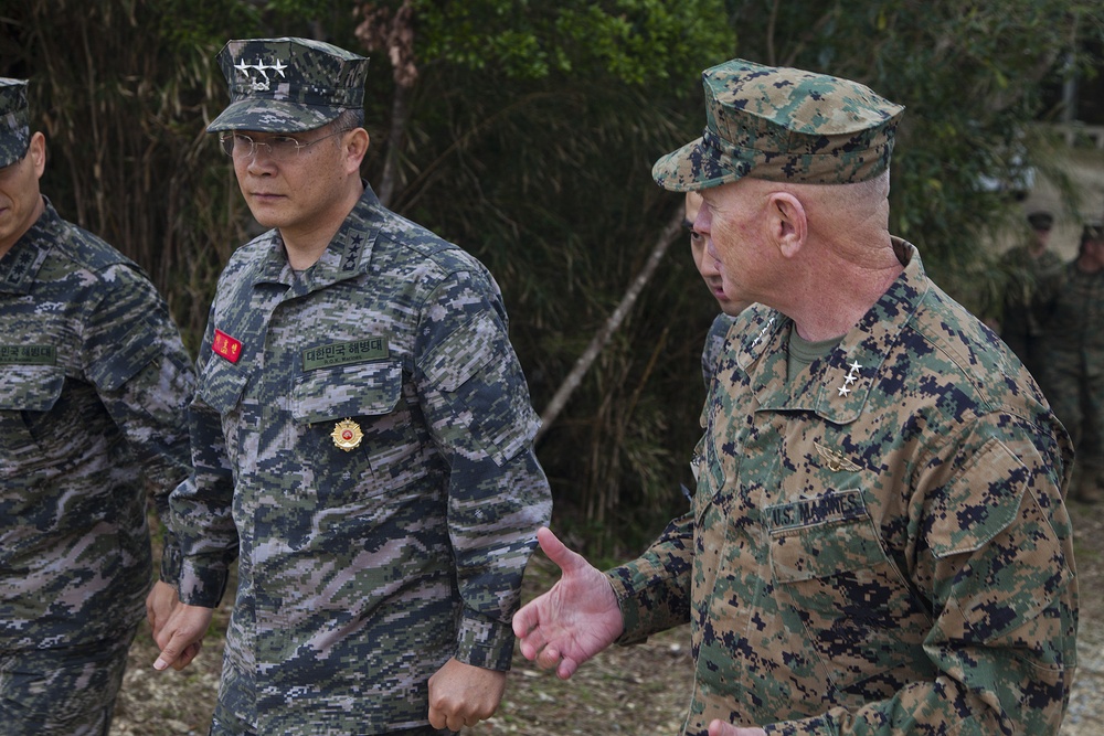 ROK Commandant Visit