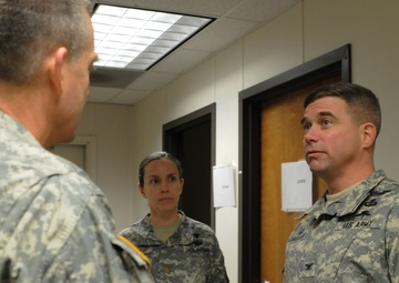 Sustainers brief XVIII Airborne Corps commander on Embedded Behavioral Health Team