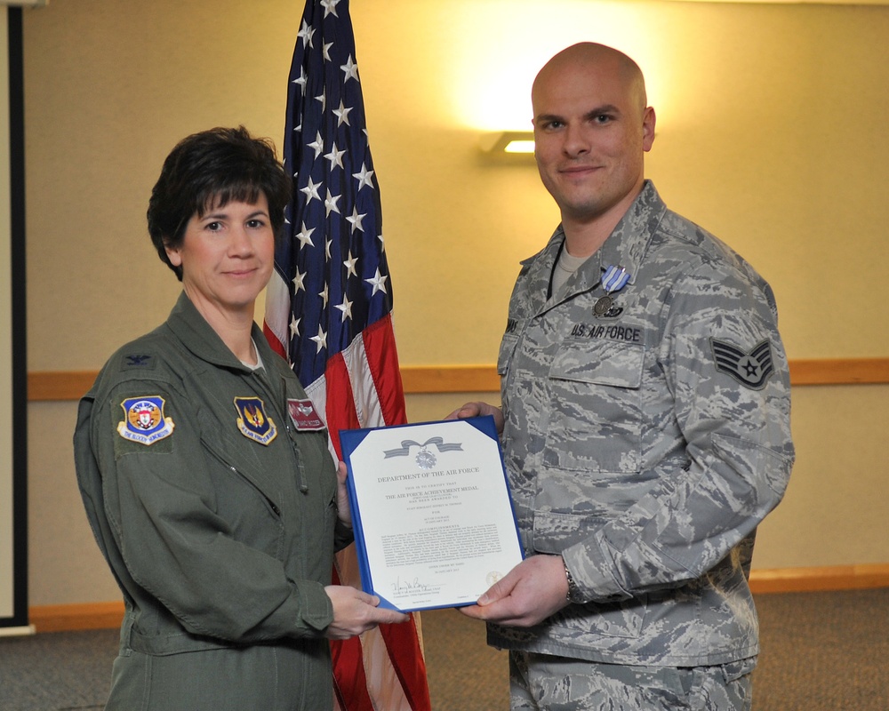 100th OSS airman acts as wingman, helps save man in trouble