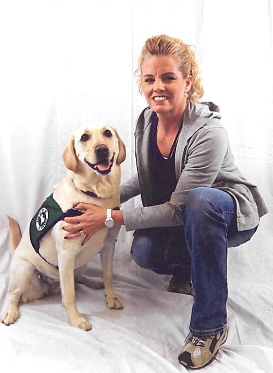 DCMA employees provide canine comfort to children and adults