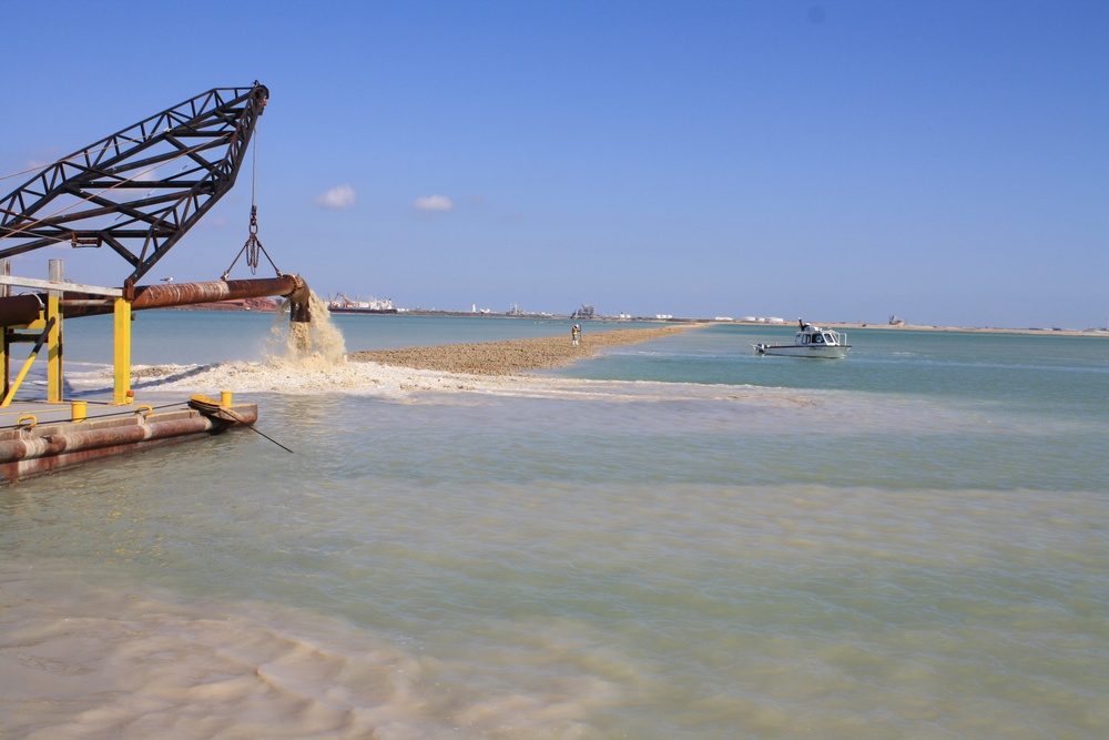 USACE Galveston District's La Quinta Channel Extension Project under way