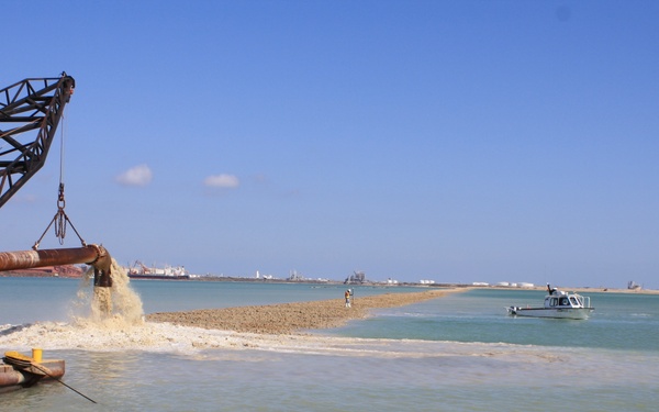 USACE Galveston District's La Quinta Channel Extension Project under way