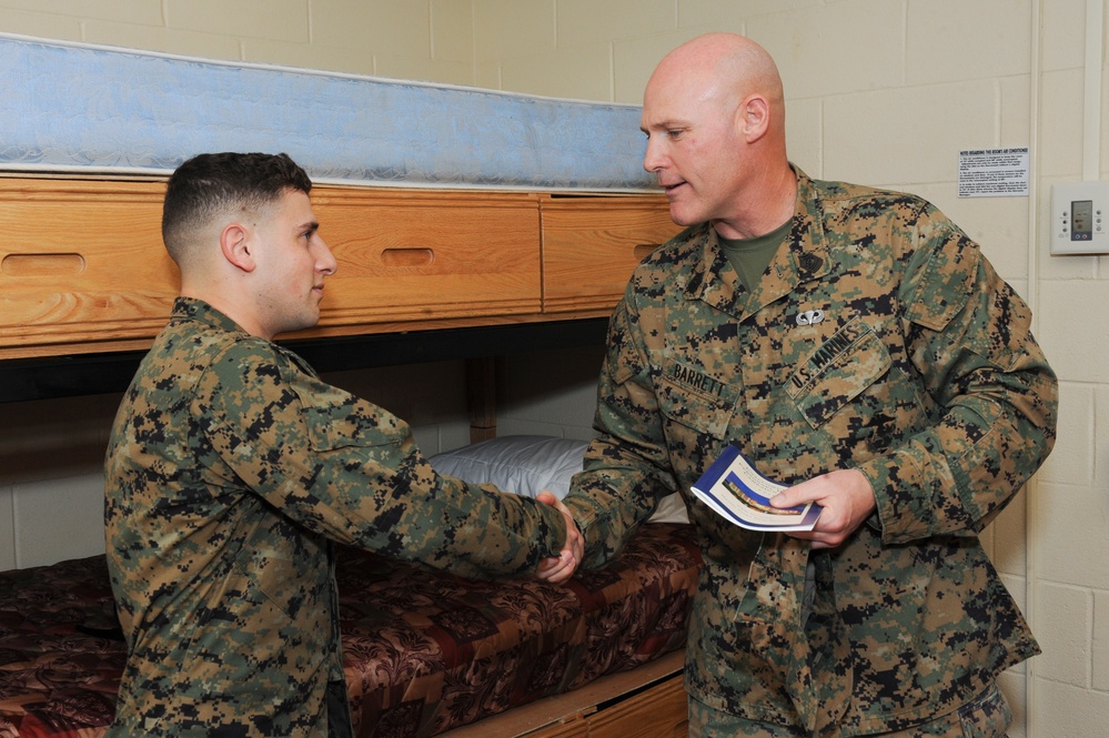 Sergeant major of the Marine Corps visits Hawaii Marines