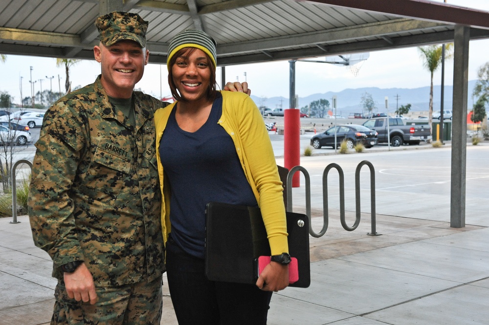 Sergeant major of the Marine Corps visits Camp Pendleton