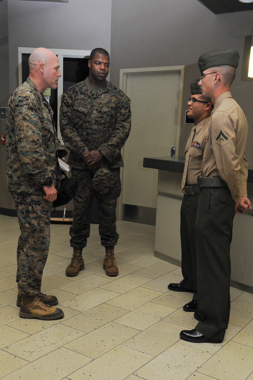 Sergeant major of the Marine Corps visits Camp Pendleton