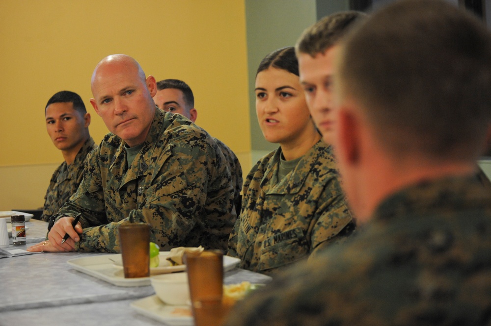 Sergeant major of the Marine Corps visits Camp Pendleton