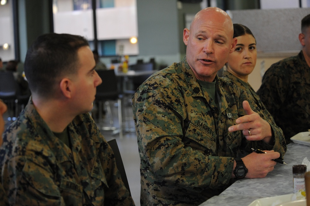 Sergeant major of the Marine Corps visits Camp Pendleton