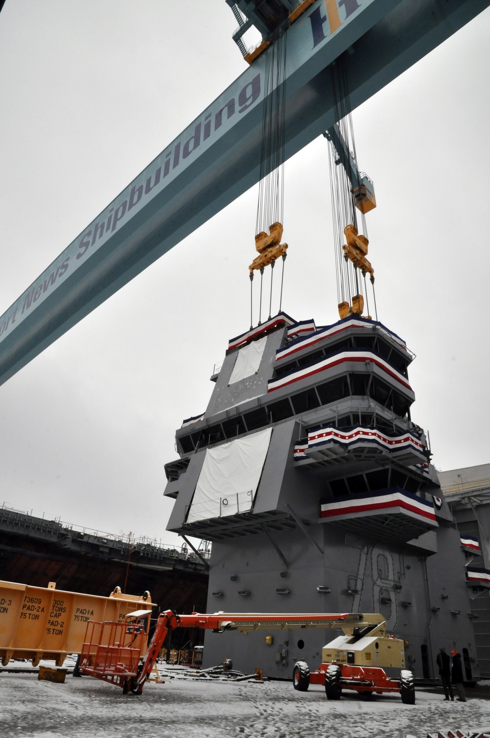 USS Gerald R. Ford island landing