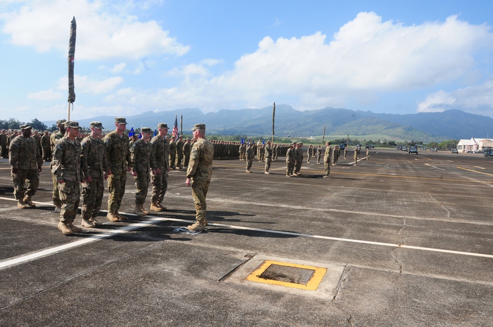 25th Combat Aviation Brigade redeployment ceremony