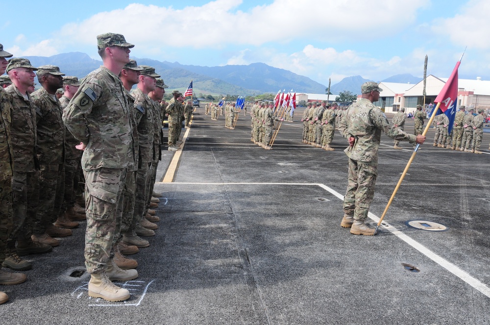 25th Combat Aviation Brigade redeployment ceremony