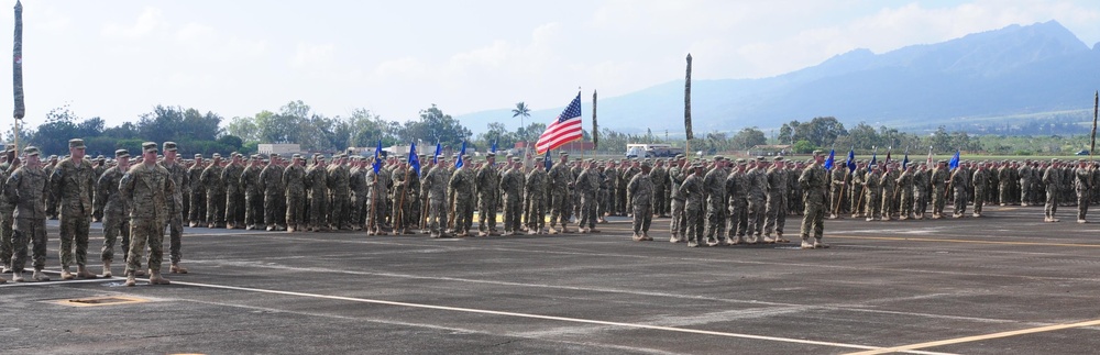 25th Combat Aviation Brigade redeployment ceremony