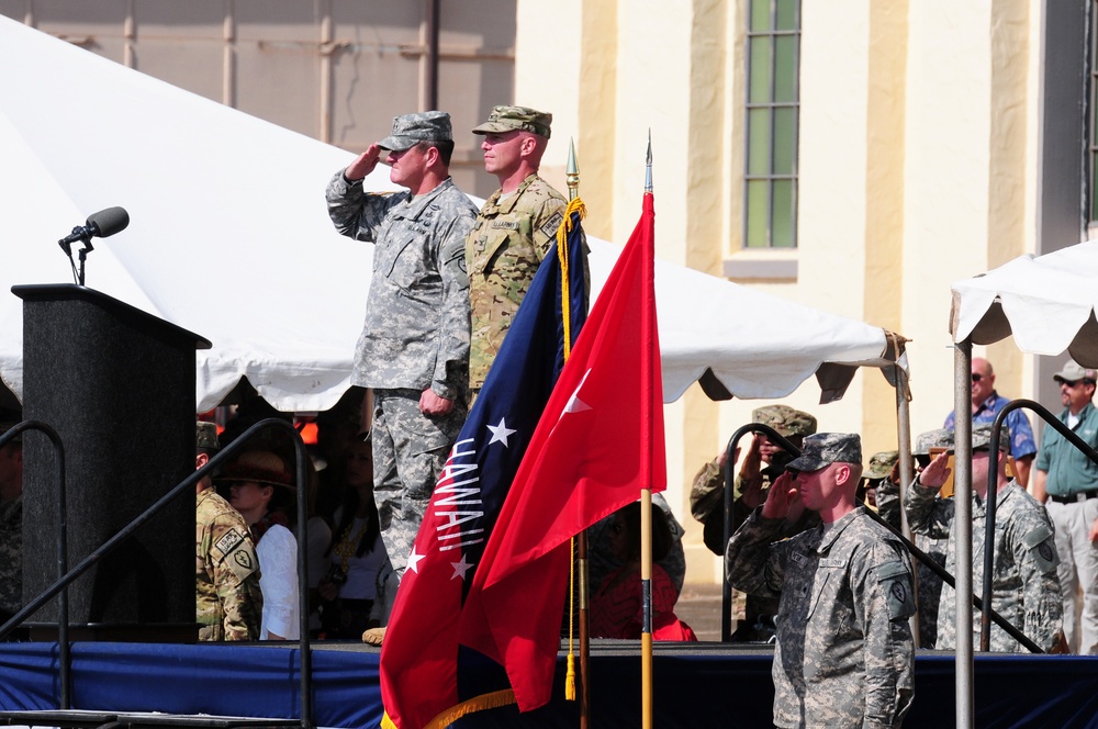 25th Combat Aviation Brigade redeployment ceremony