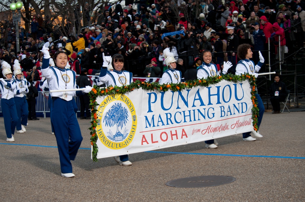 President Obama's alma mater high school marches in 57th Presidential Inaugural Parade