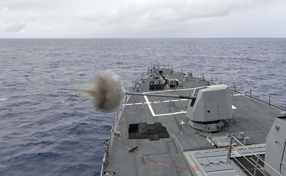 USS William P. Lawrence live-fire exercise