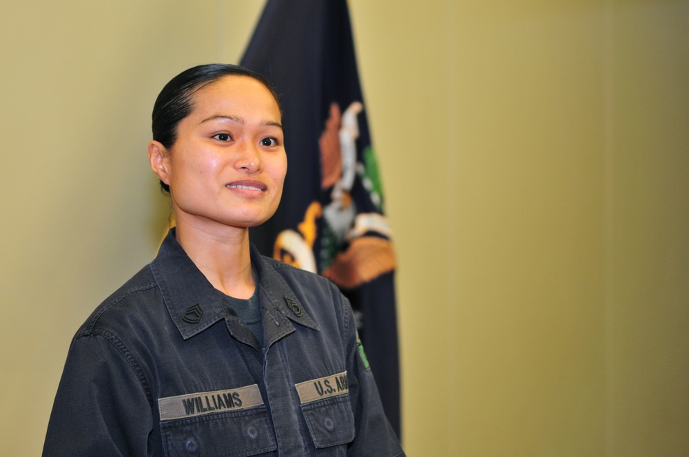 First female senior NCO to serve with 1st Battalion, 4th Infantry Regiment