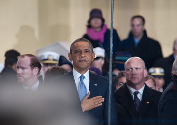 High School JROTC marches in 57th Presidential Inaugural Parade