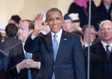 High School JROTC marches in 57th Presidential Inaugural Parade