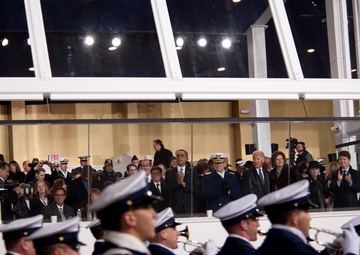 United States Coast Guard marches in 57th Inaugural Parade