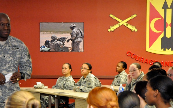 Gunstone soldiers forge camaraderie with female mentorship program