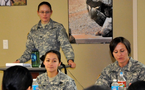 Gunstone soldiers forge camaraderie with female mentorship program