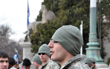 Iowa National Guard soldiers provide assistance at 57th Presidential Inauguration