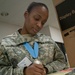 Soldiers judge middle school science fair