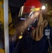 USS William P. Lawrence crew conducts drill