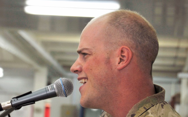 Camp Buehring hosts 3rd ID Rock Band