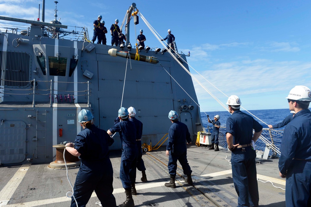 USS William P. Lawrence replenishment