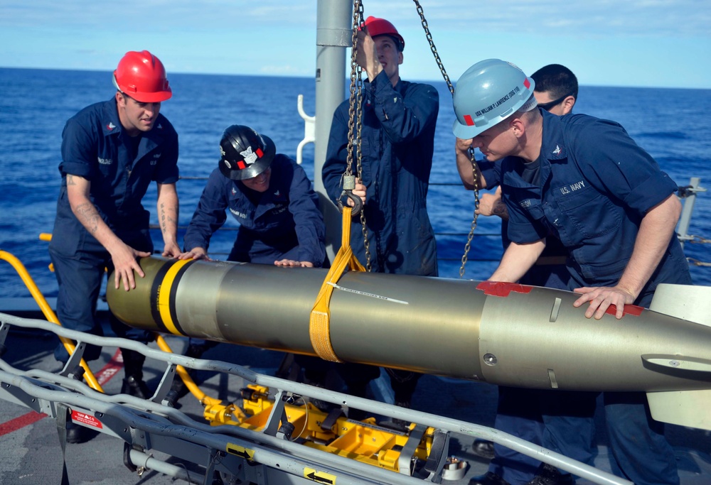 USS William P. Lawrence replenishment