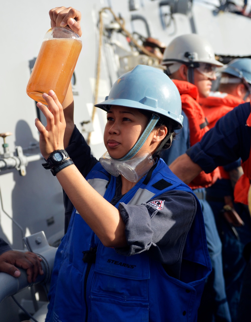 USS William P. Lawrence replenishment