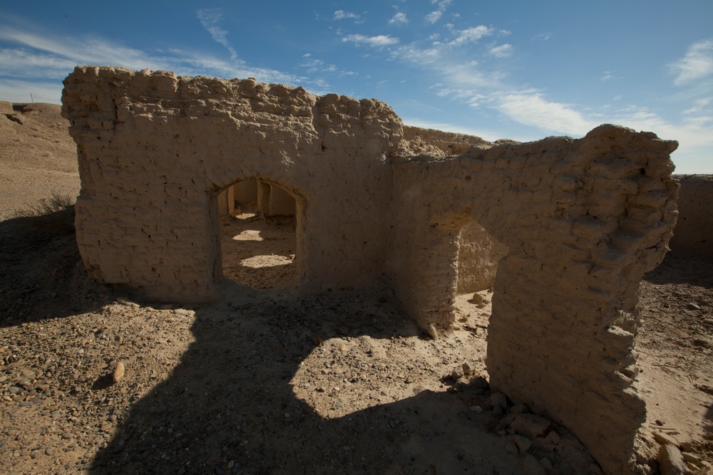 Ruins outside Forward Operating Base Payne