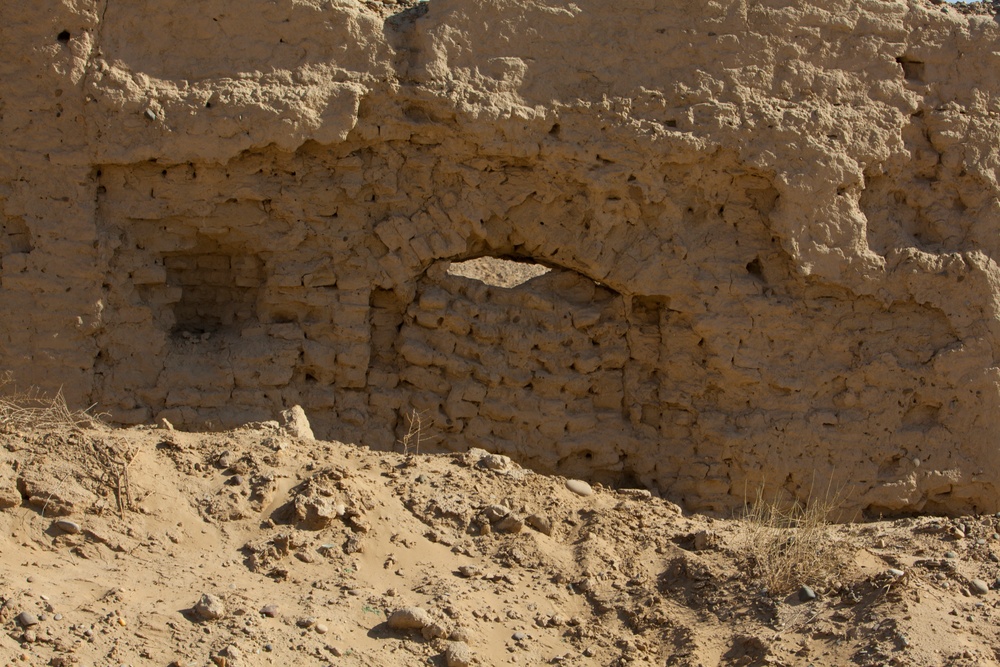 Ruins outside Forward Operating Base Payne