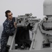 Live-fire/sea and anchor exercise aboard USS Blue Ridge