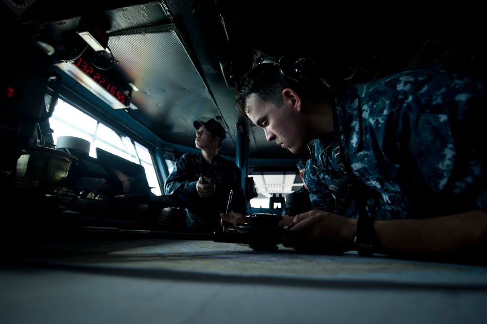 Conducting sea trials