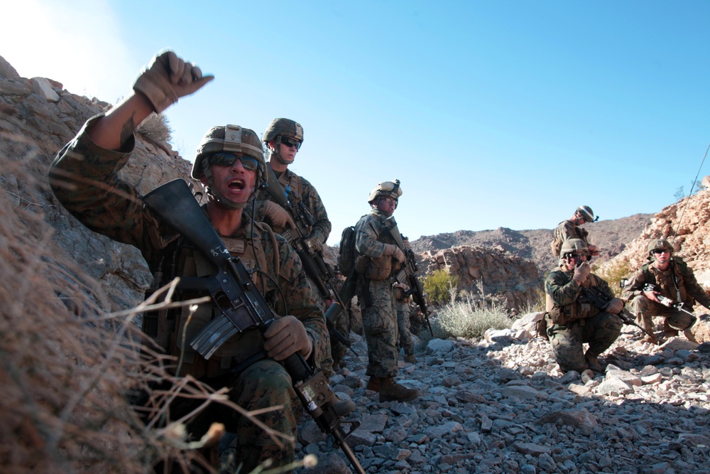 1/4 Marines, Japan Ground Self Defense Force train together in Mojave Desert