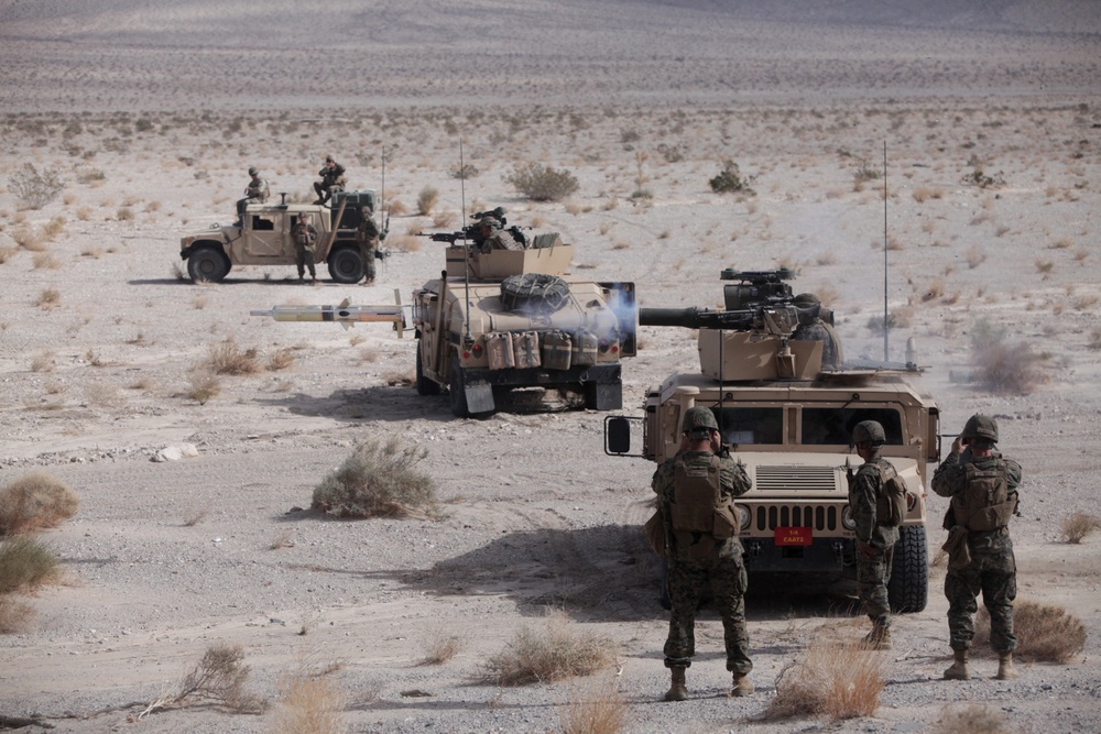 1/4 Marines, Japan Ground Self Defense Force train together in Mojave Desert