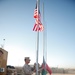 Morning Colors at FOB Geronimo