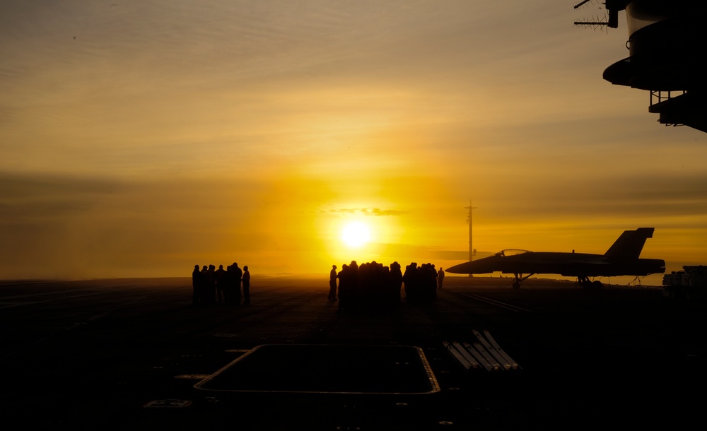 USS Carl Vinson flight deck