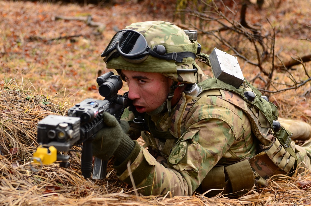 Georgian Regimental Combat Team mission rehearsal exercise