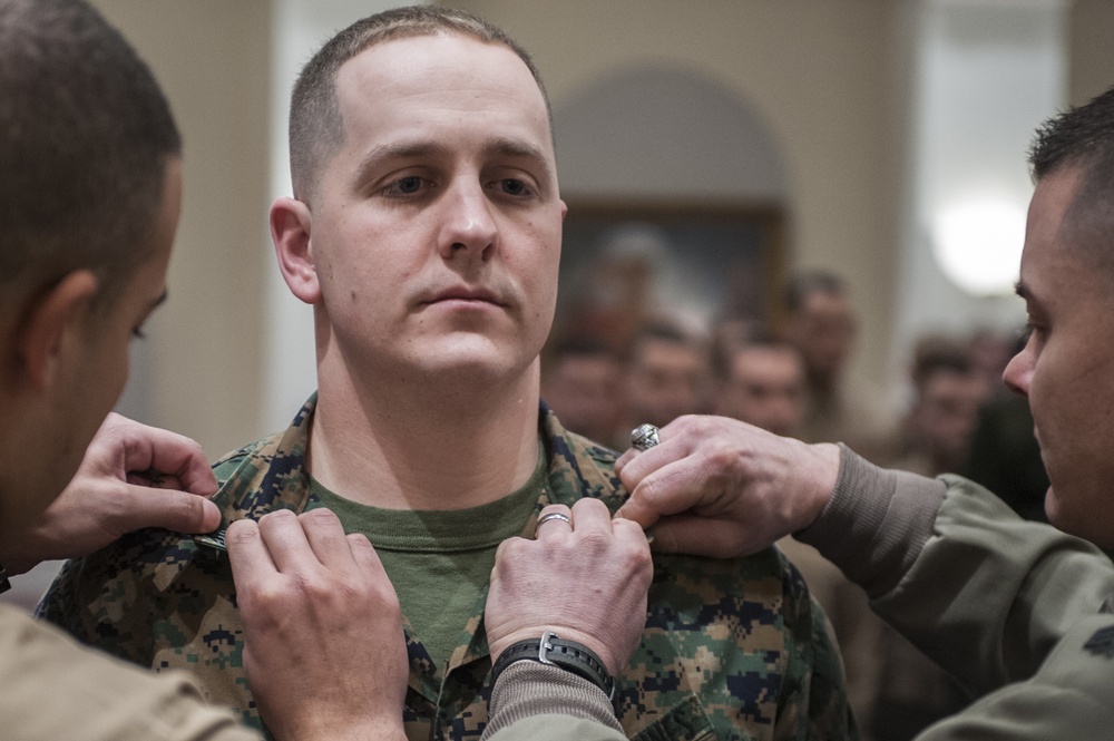 Forest City native gets promoted to rank of Sergeant in the United States Marine Corps