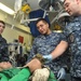 USS George HW Bush conducts training, carrier qualifications