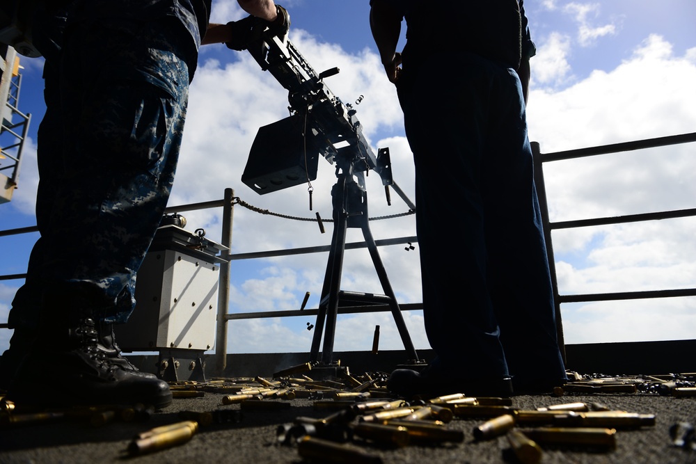 USS George HW Bush conducts training, carrier qualifications